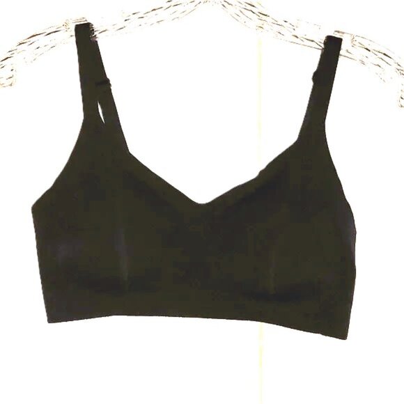 Coobie Wireless Comfort Convertible Racerback Bra Solid Black Size Medium - Picture 1 of 16
